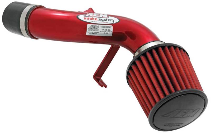 Toyota Corolla S Performance Air Intake - AEM Induction - Short Ram - Red - `03-`04